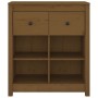 Aparador de madera maciza de pino marrón miel 70x35x80 cm de vidaXL, Aparadores - Ref: Foro24-813767, Precio: 73,91 €, Descue...