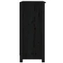 Solid black pine wood sideboard 70x35x80 cm by vidaXL, Sideboards - Ref: Foro24-813768, Price: 65,62 €, Discount: %