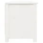 Banco zapatero madera maciza de pino blanco 110x38x45,5 cm de vidaXL, Zapateros y organizadores de calzado - Ref: Foro24-8137...