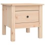Mesa auxiliar 2 unidades de madera maciza de pino 40x40x39 cm de vidaXL, Mesas auxiliares - Ref: Foro24-813785, Precio: 70,79...