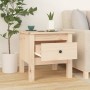 Mesa auxiliar 2 unidades de madera maciza de pino 40x40x39 cm de vidaXL, Mesas auxiliares - Ref: Foro24-813785, Precio: 70,79...