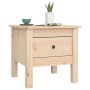 Mesa auxiliar 2 unidades de madera maciza de pino 40x40x39 cm de vidaXL, Mesas auxiliares - Ref: Foro24-813785, Precio: 70,79...
