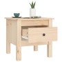 Mesa auxiliar 2 unidades de madera maciza de pino 40x40x39 cm de vidaXL, Mesas auxiliares - Ref: Foro24-813785, Precio: 70,79...