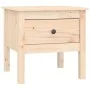 Mesa auxiliar de madera maciza de pino 50x50x49 cm de vidaXL, Mesas auxiliares - Ref: Foro24-813794, Precio: 48,92 €, Descuen...