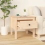 Mesa auxiliar de madera maciza de pino 50x50x49 cm de vidaXL, Mesas auxiliares - Ref: Foro24-813794, Precio: 49,54 €, Descuen...
