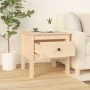 Mesa auxiliar de madera maciza de pino 50x50x49 cm de vidaXL, Mesas auxiliares - Ref: Foro24-813794, Precio: 48,92 €, Descuen...