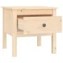 Mesa auxiliar de madera maciza de pino 50x50x49 cm de vidaXL, Mesas auxiliares - Ref: Foro24-813794, Precio: 48,92 €, Descuen...