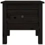 Mesa auxiliar 2 uds de madera maciza de pino negro 40x40x39 cm de vidaXL, Mesas auxiliares - Ref: Foro24-813793, Precio: 45,1...