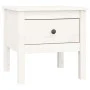 Mesa auxiliar 2 uds madera maciza de pino blanco 50x50x49 cm de vidaXL, Mesas auxiliares - Ref: Foro24-813797, Precio: 60,16 ...