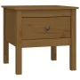 Side table 2 pcs solid pine wood honey brown 50x50x49 cm by vidaXL, Side tables - Ref: Foro24-813801, Price: 60,16 €, Discoun...