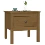 Side table 2 pcs solid pine wood honey brown 50x50x49 cm by vidaXL, Side tables - Ref: Foro24-813801, Price: 60,16 €, Discoun...