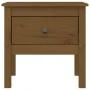 Side table 2 pcs solid pine wood honey brown 50x50x49 cm by vidaXL, Side tables - Ref: Foro24-813801, Price: 60,16 €, Discoun...