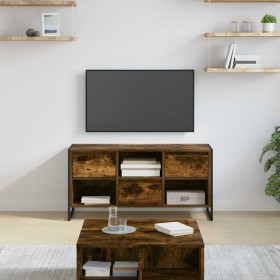 Gabinete de TV con cajón Roble Humo 100 x 36 x 49,5 cm en Muebles TV | Comprar online en Foru.es