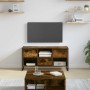 Gabinete de TV con cajón Roble Humo 100 x 36 x 49,5 cm en Muebles TV | Comprar online en Foru.es
