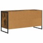 Gabinete de TV con cajón Roble Humo 100 x 36 x 49,5 cm en Muebles TV | Comprar online en Foru.es