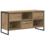Gabinete de TV con cajón Roble Artesanal 100 x 36 x 49,5 cm en Muebles TV | Comprar online en Foru.es