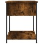 Mesita de noche madera de ingeniería roble ahumado 44x45x58 cm de vidaXL, Mesitas de noche - Ref: Foro24-825847, Precio: 40,5...