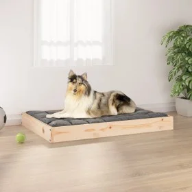 Cama para perros madera maciza de pino 91,5x64x9 cm de vidaXL, Camas para perros - Ref: Foro24-820861, Precio: 47,67 €, Descu...