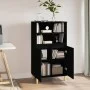 Aparador alto madera contrachapada negro 60x36x110 cm de vidaXL, Aparadores - Ref: Foro24-821221, Precio: 78,43 €, Descuento: %