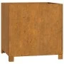 Jardineras con patas 2 udss acero corten oxidado 49x47x50 cm de vidaXL, Maceteros y jardineras - Ref: Foro24-823683, Precio: ...