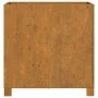 Jardineras con patas 2 udss acero corten oxidado 49x47x50 cm de vidaXL, Maceteros y jardineras - Ref: Foro24-823683, Precio: ...