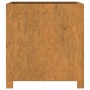 Jardineras con patas 2 udss acero corten oxidado 49x47x50 cm de vidaXL, Maceteros y jardineras - Ref: Foro24-823683, Precio: ...