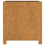 Jardineras con patas 2 udss acero corten oxidado 49x47x50 cm de vidaXL, Maceteros y jardineras - Ref: Foro24-823683, Precio: ...