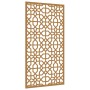 Adorno de pared de jardín acero corten diseño morisco 105x55 cm de vidaXL, Carteles, copias y arte visual - Ref: Foro24-82447...