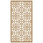 Adorno de pared de jardín acero corten diseño morisco 105x55 cm de vidaXL, Carteles, copias y arte visual - Ref: Foro24-82447...