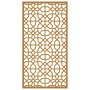 Adorno de pared de jardín acero corten diseño morisco 105x55 cm de vidaXL, Carteles, copias y arte visual - Ref: Foro24-82447...