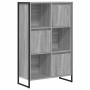Estantería para libros Gris Sonoma 68 x 30 x 108.5 cm en Librerías y estanterías | Comprar online en Foru.es