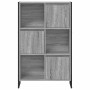 Estantería para libros Gris Sonoma 68 x 30 x 108.5 cm en Librerías y estanterías | Comprar online en Foru.es