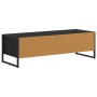 Gabinete de TV Roble Negro 100 x 36.5 x 30.5 cm en Muebles TV | Comprar online en Foru.es