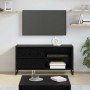 Gabinete de TV con cajón Roble Negro 100 x 36 x 49,5 cm en Muebles TV | Comprar online en Foru.es