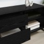Gabinete de TV con cajón Roble Negro 100 x 36 x 49,5 cm en Muebles TV | Comprar online en Foru.es