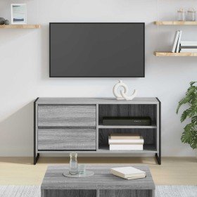 Gabinete de TV con cajón Gris Sonoma 100 x 36 x 49,5 cm en Muebles TV | Comprar online en Foru.es