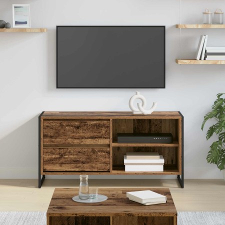 Gabinete de TV con cajón Madera Vieja 100 x 36 x 49,5 cm en Muebles TV | Comprar online en Foru.es