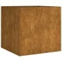Jardinera de acero corten 40x41x40 cm de vidaXL, Maceteros y jardineras - Ref: Foro24-824518, Precio: 64,75 €, Descuento: %
