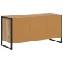 Gabinete de TV con cajón Roble Artesanal 100 x 36 x 49,5 cm en Muebles TV | Comprar online en Foru.es