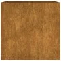 Jardinera de acero corten 40x41x40 cm de vidaXL, Maceteros y jardineras - Ref: Foro24-824518, Precio: 64,75 €, Descuento: %