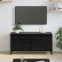 Gabinete de TV con cajón Roble Negro 100 x 36 x 49.5 cm en Muebles TV | Comprar online en Foru.es