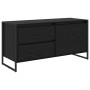 Gabinete de TV con cajón Roble Negro 100 x 36 x 49.5 cm en Muebles TV | Comprar online en Foru.es