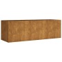 Jardinera acero corten 120x40x40 cm de vidaXL, Maceteros y jardineras - Ref: Foro24-824520, Precio: 107,71 €, Descuento: %