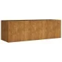 Jardinera acero corten 120x40x40 cm de vidaXL, Maceteros y jardineras - Ref: Foro24-824520, Precio: 105,04 €, Descuento: %