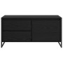 Gabinete de TV con cajón Roble Negro 100 x 36 x 49.5 cm en Muebles TV | Comprar online en Foru.es