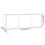 Jardinera acero corten 120x40x40 cm de vidaXL, Maceteros y jardineras - Ref: Foro24-824520, Precio: 105,04 €, Descuento: %