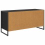 Gabinete de TV con cajón Roble Negro 100 x 36 x 49.5 cm en Muebles TV | Comprar online en Foru.es