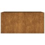 Maceta de acero corten 80x40x40 cm de vidaXL, Maceteros y jardineras - Ref: Foro24-824519, Precio: 85,15 €, Descuento: %