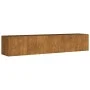 Jardinera acero corten 200x40x40 cm de vidaXL, Maceteros y jardineras - Ref: Foro24-824521, Precio: 113,15 €, Descuento: %