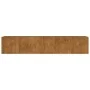 Jardinera acero corten 200x40x40 cm de vidaXL, Maceteros y jardineras - Ref: Foro24-824521, Precio: 113,15 €, Descuento: %